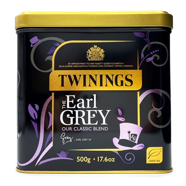 černý čaj EARL GREY sypaný 500g plechovka