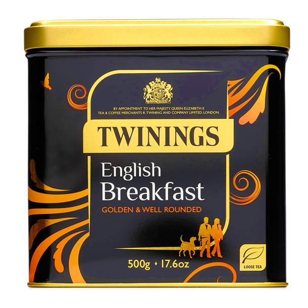 černý čaj ENGLISH BREAKFAST sypaný 500g plechovka