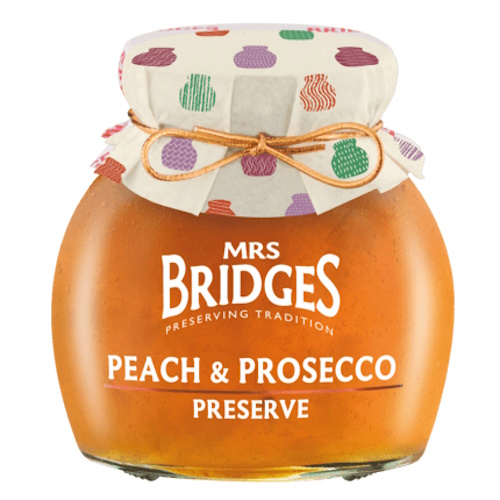 džem broskve a prosecco 340g od Mrs.Bridges