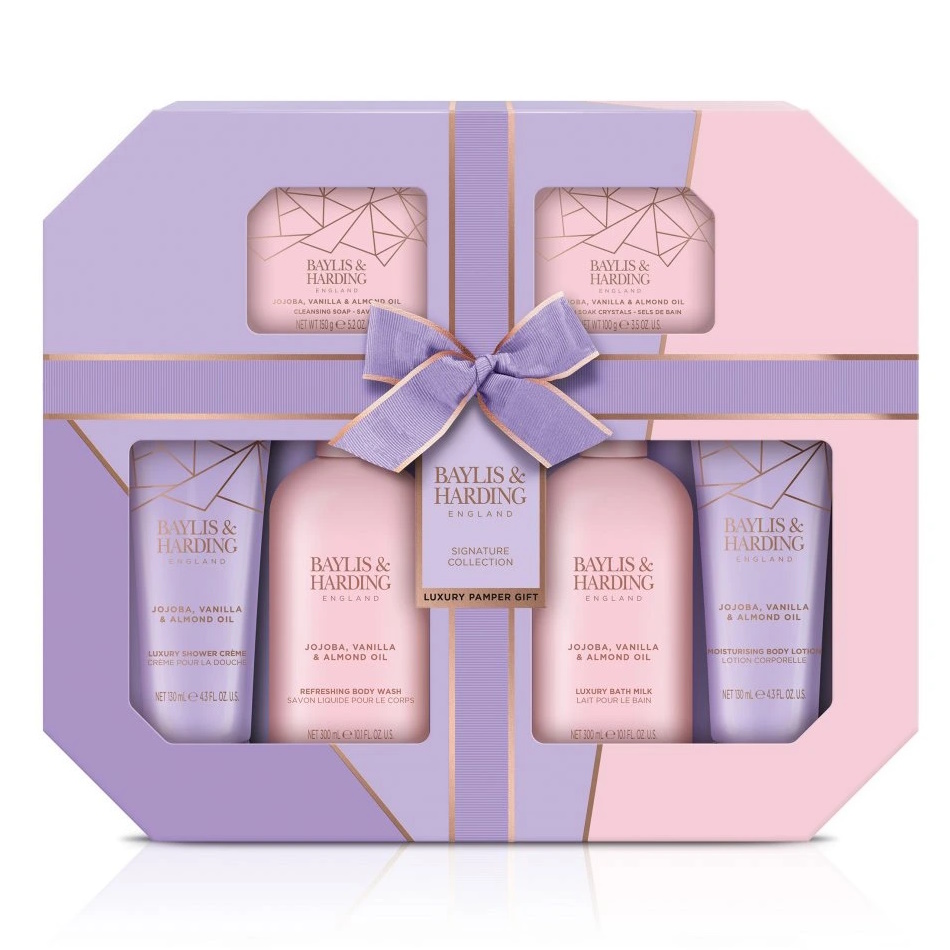 BAYLIS & HARDING - Velká dárková sada péče o tělo JOJOBA, VANILKA A ... - 6ks