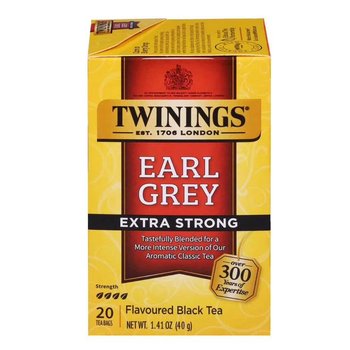 černý čaj EARL GREY EXTRA STRONG (20 sáčků / 40g)