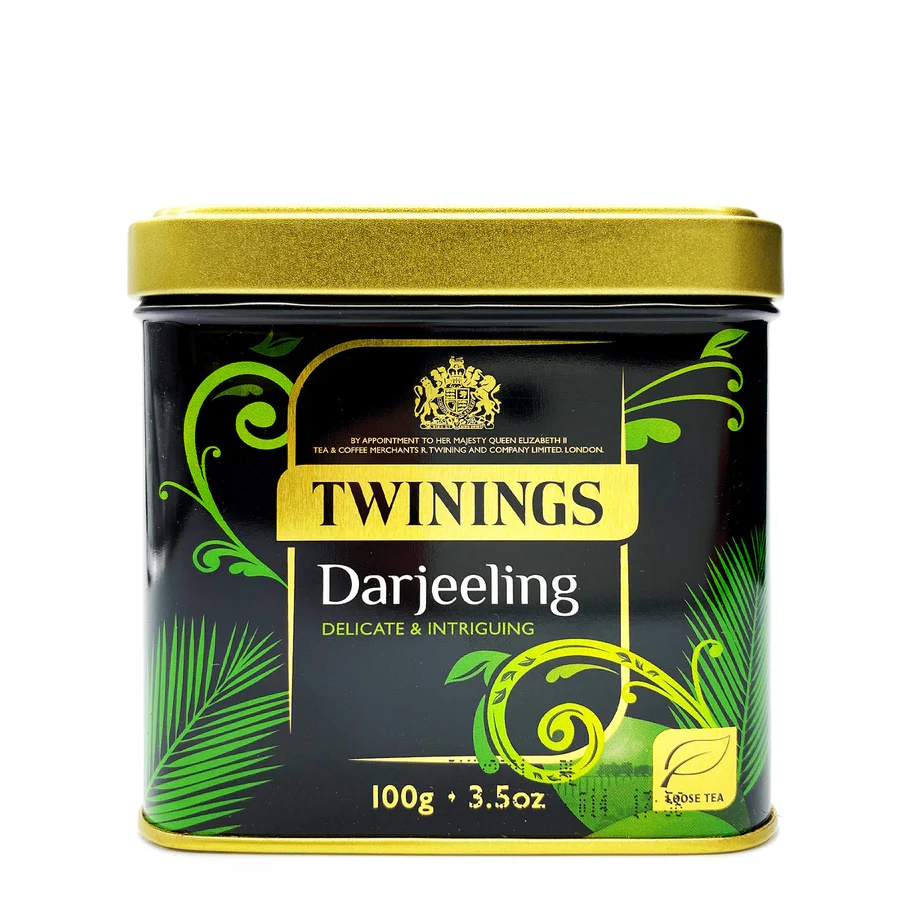 černý čaj DARJEELING sypaný 100g plechovka