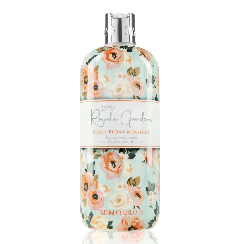 BAYLIS & HARDING - Sprchový gel BROSKEV, PIVOŇKA A JASMÍN (500ml)