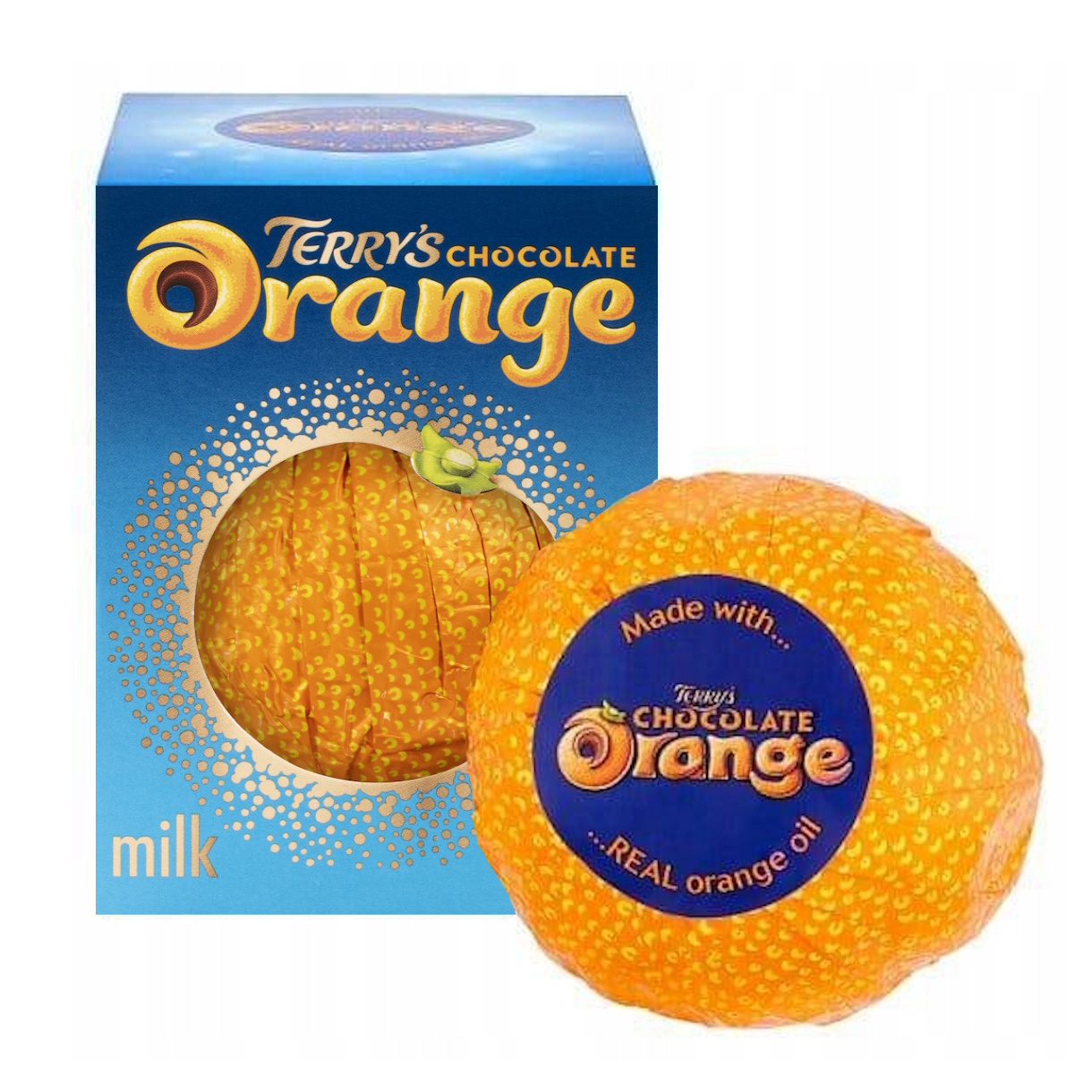 mléčná čokoláda TERRY'S ORANGE s pomerančovým olejem 157g