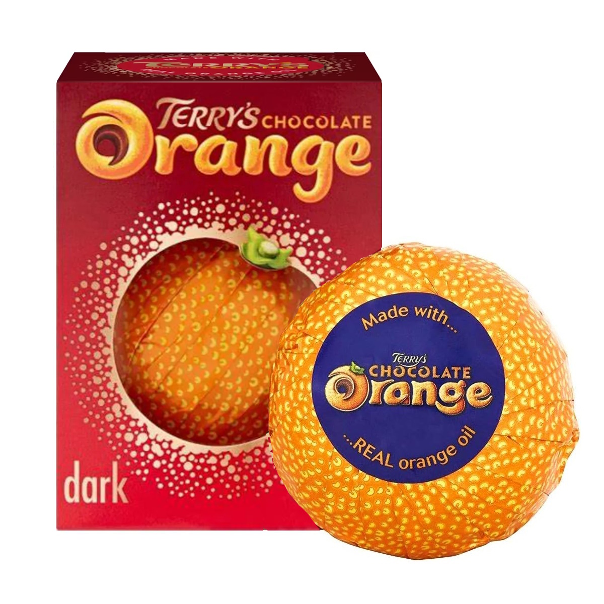 hořká čokoláda TERRY'S ORANGE s pomerančovým olejem 157g