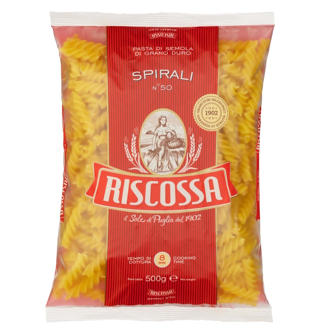 semolinové těstoviny Spirali vřetena 500g od Riscossa